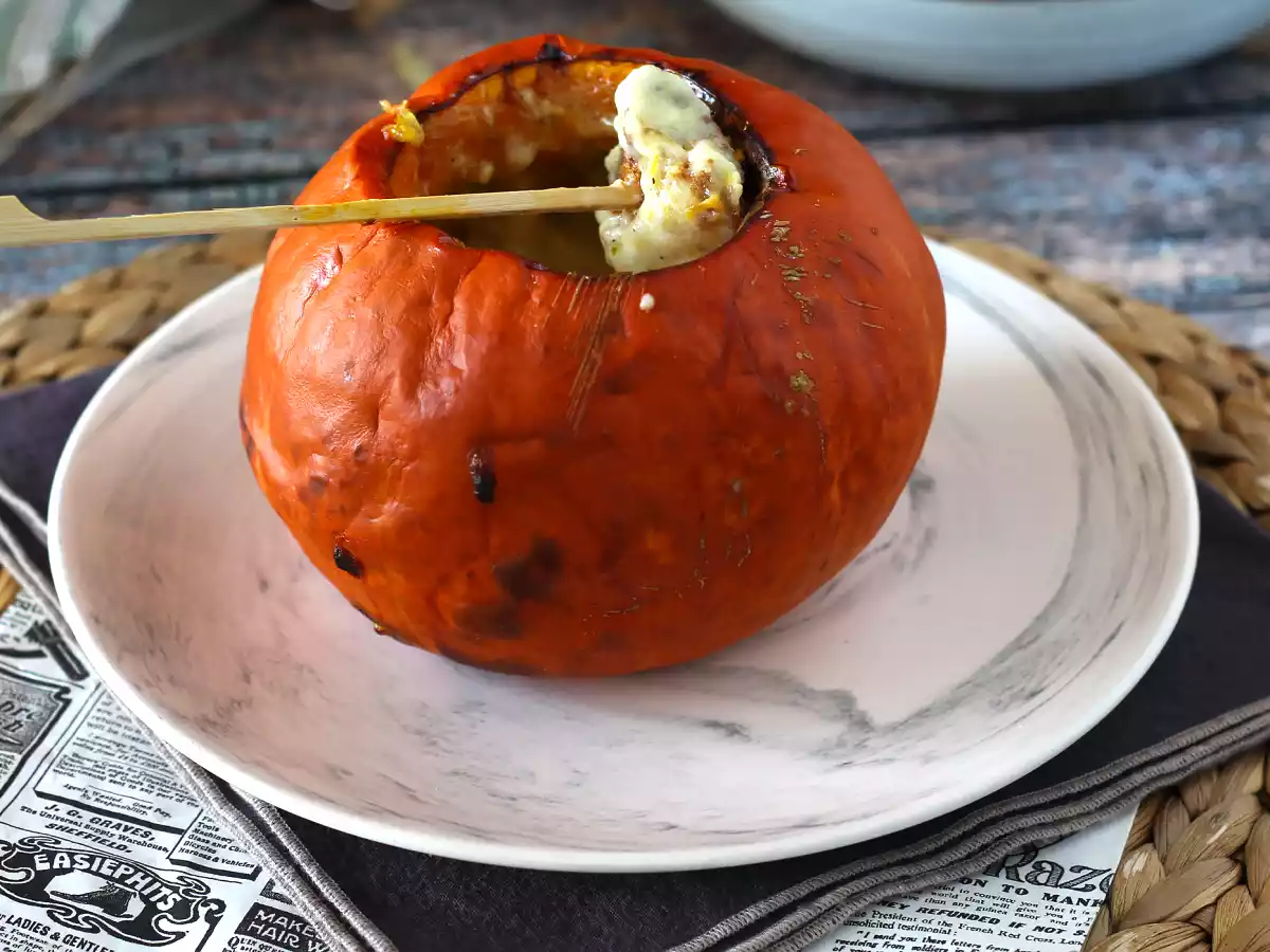 Podzimní fondue Reblochon v dýni! - foto 4