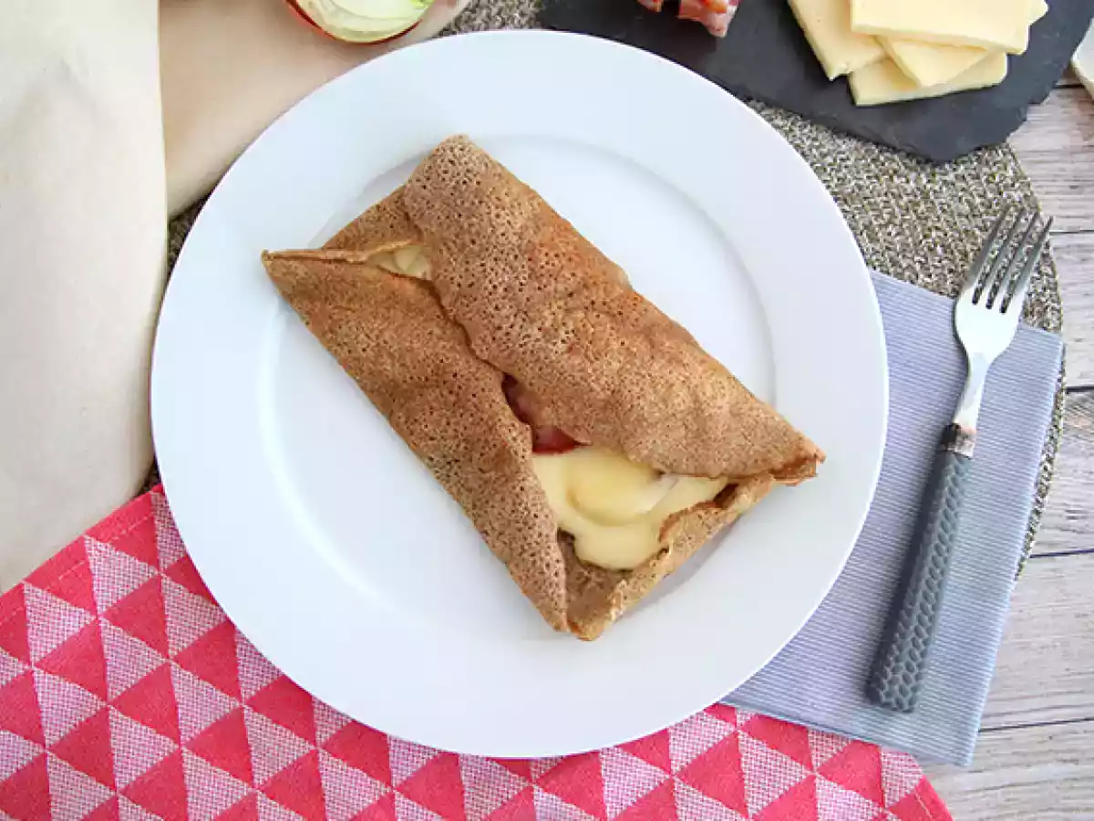 Pohanková galeta s raclette sýrem - foto 4