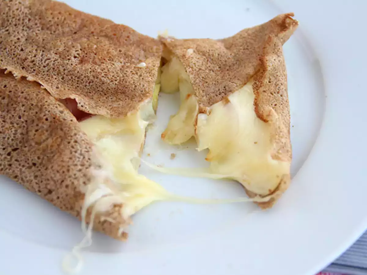 Pohanková galette se sýrem raclette - foto 3
