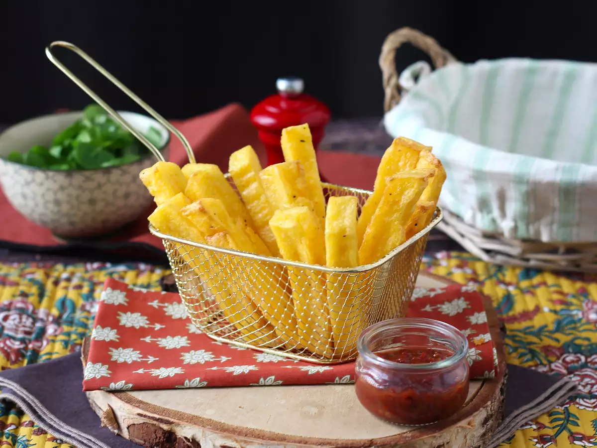 Polenta smažená v horkovzdušné fritéze: křupavá, zdravá a bez lepku - foto 3