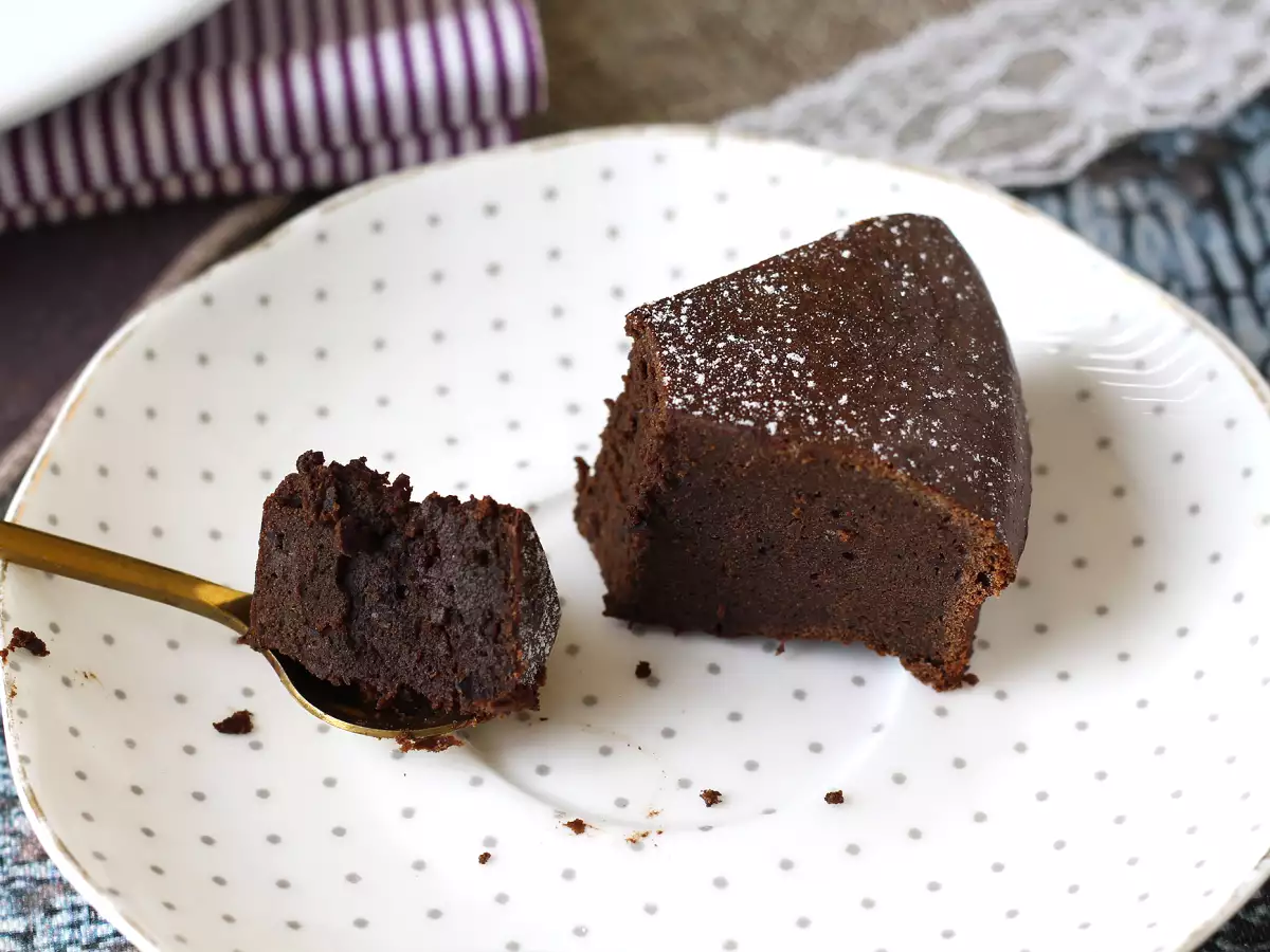 Proteinový čokoládový fondán: snadný recept s syrovátkou - foto 4