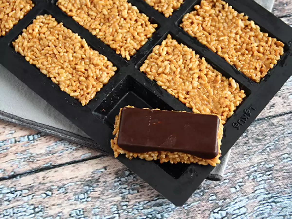 Pufovaná rýžová cereální tyčinka s arašídy - foto 6