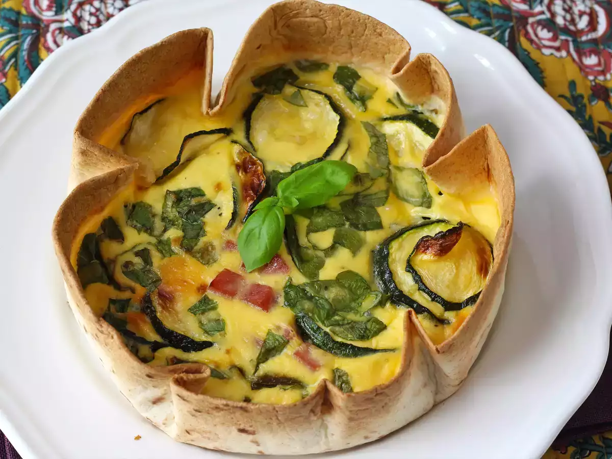 Quiche bez těsta s tortillou? Je to možné! Lehký recept ideální na léto - foto 4