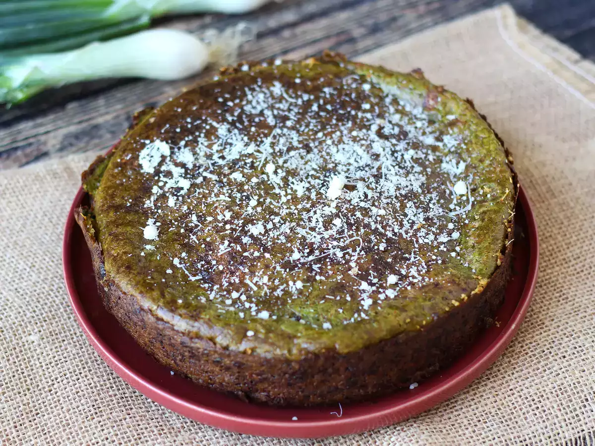 Quiche bez těsta se špenátem a gouda sýrem - foto 2