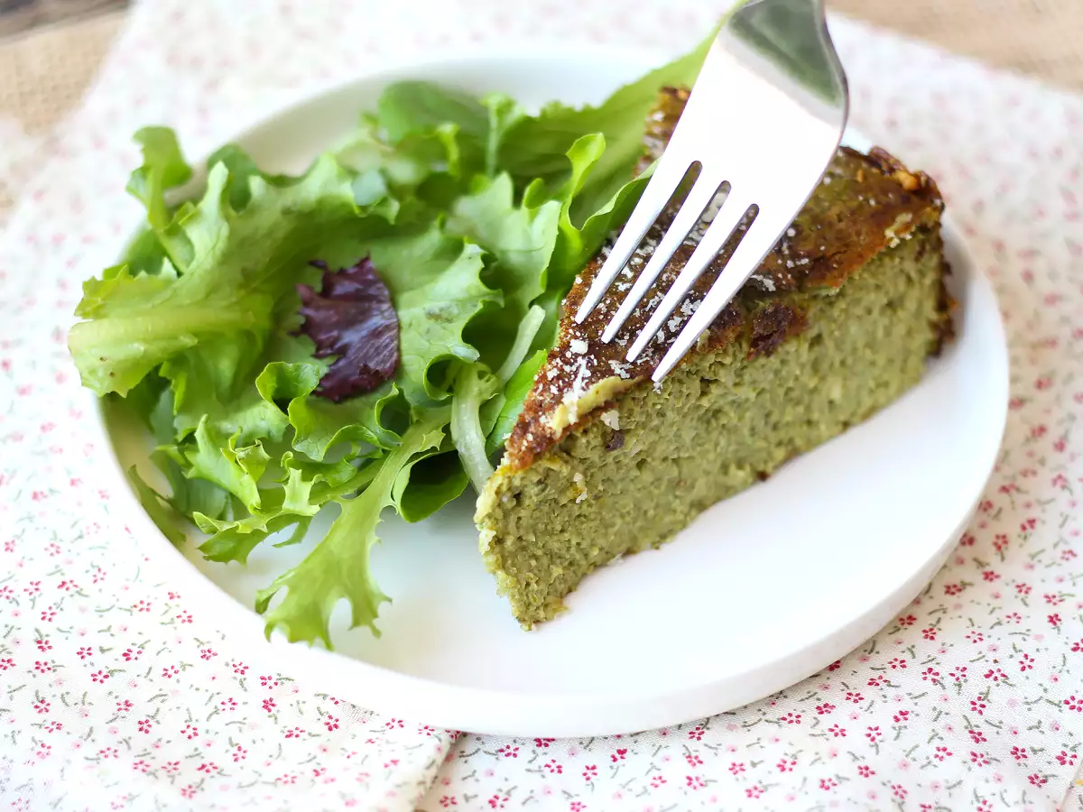 Quiche bez těsta se špenátem a goudou - foto 6