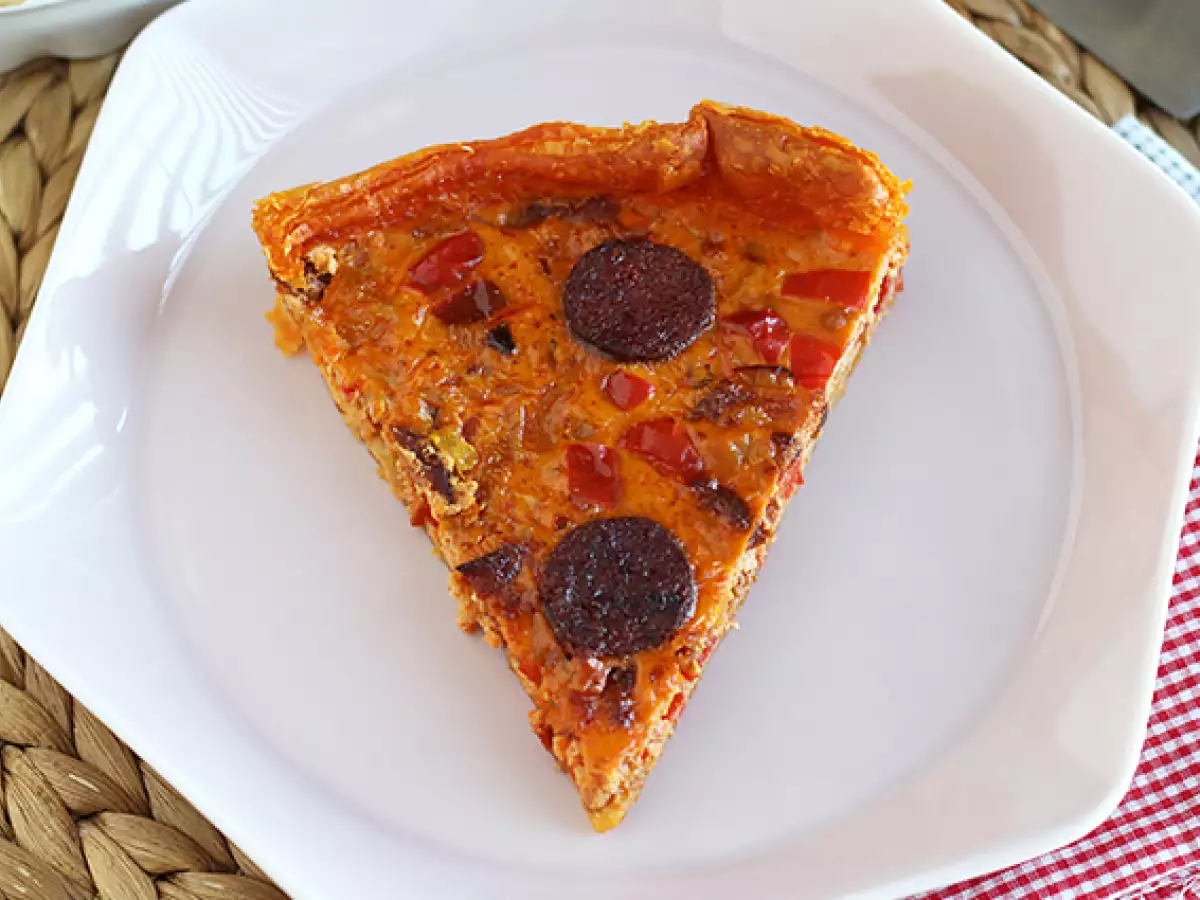 Quiche s paprikami a chorizem - foto 4