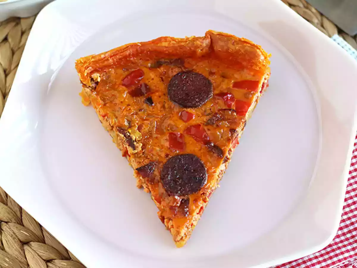 Quiche s paprikou a chorizem - foto 4