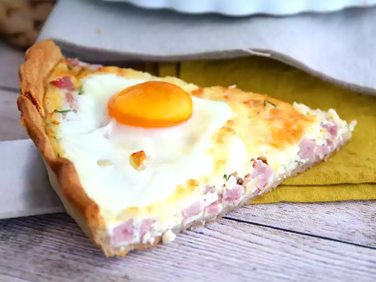 Quiche se šunkou a vejci - foto 3