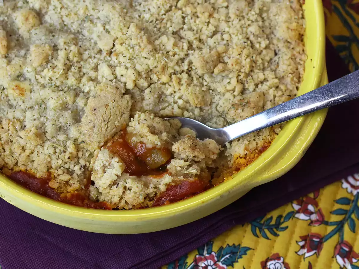 Ratatouille crumble, rychlý a snadný pokrm, který si zamilujete! - foto 3