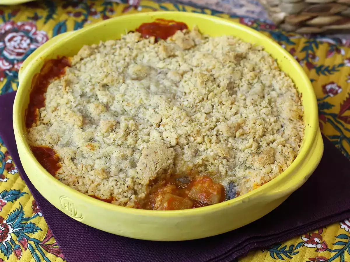 Ratatouille crumble, rychlý a snadný pokrm, který si zamilujete! - foto 4