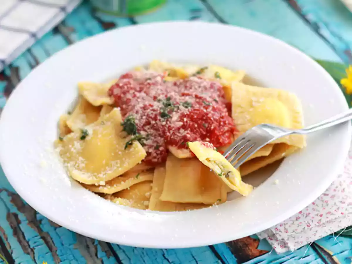 Ravioli s ricottou, recept krok za krokem - foto 2