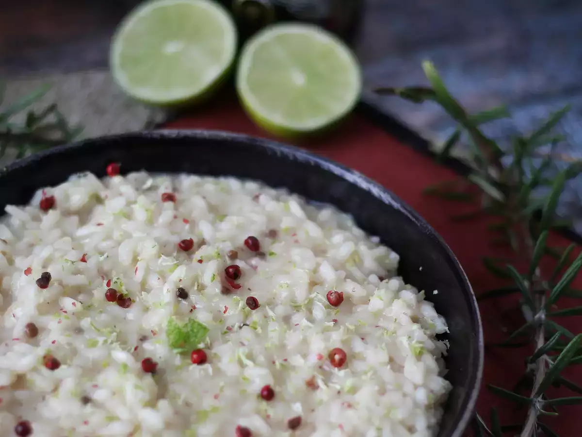 Rizoto s limetkou a růžovým pepřem: elegantní vegetariánský recept pro slavnostní večeře - foto 5