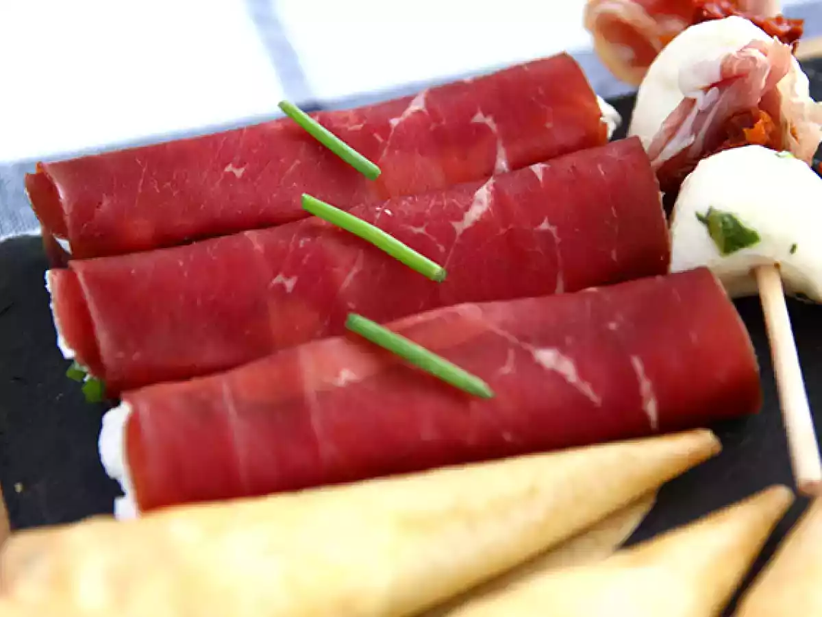 Roulés z Bündnerfleisch s Chavrouxem - foto 2