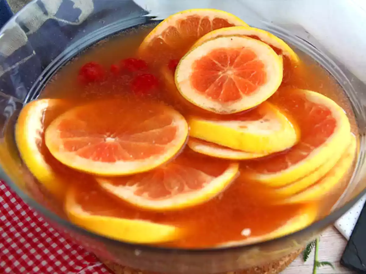 Růžová sangria s růžovým vínem - foto 2