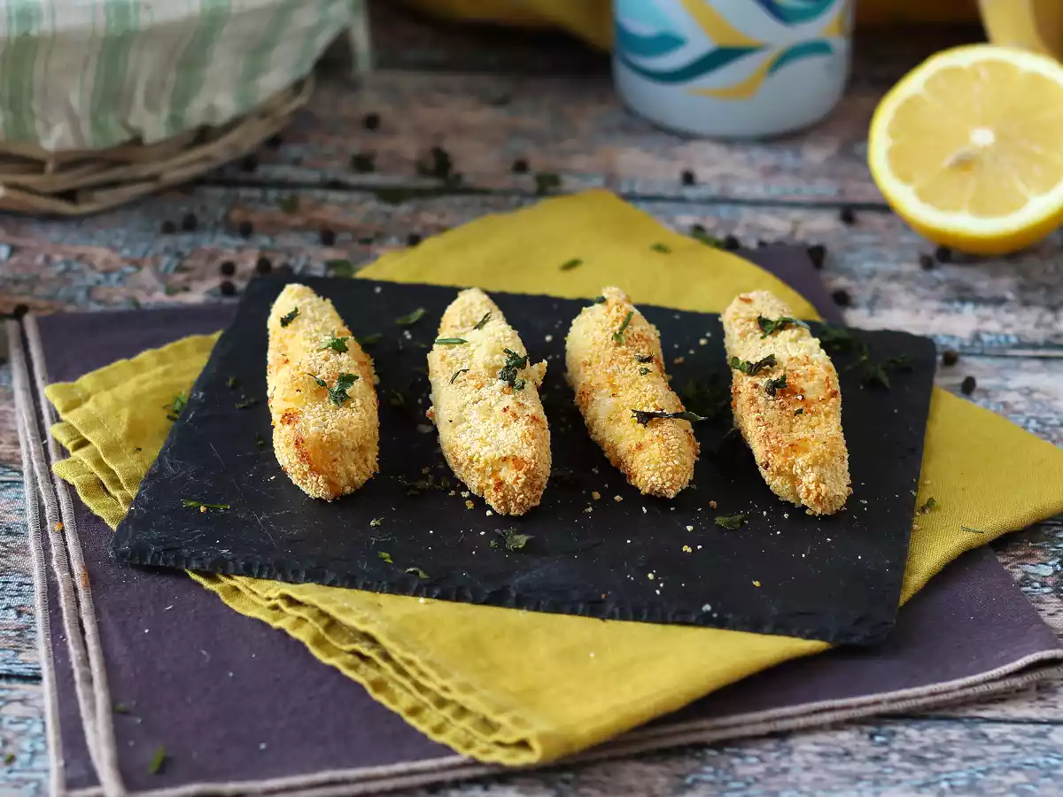 Rybí prsty ve fritéze: křupavé, lehké a snadné na přípravu!