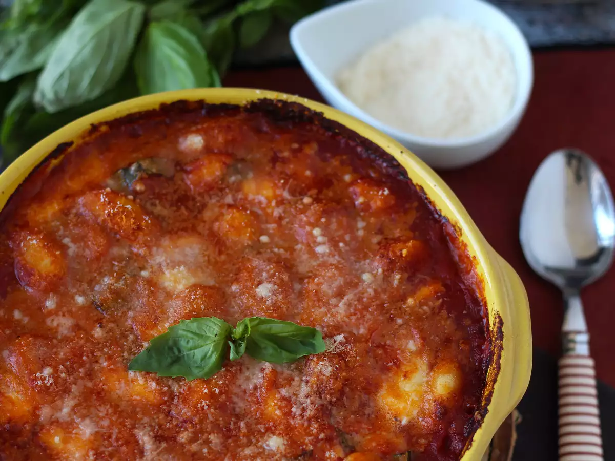 Rychlé a příjemné zapečené noky s rajčaty a mozzarellou – gnocchi alla sorrentina z trouby - foto 3