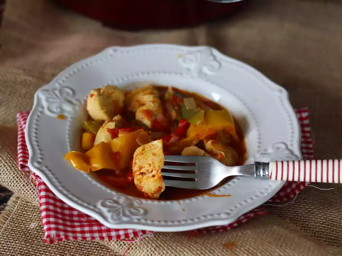 Rychlé baskické kuře v multifunkčním hrnci Cookeo - foto 2
