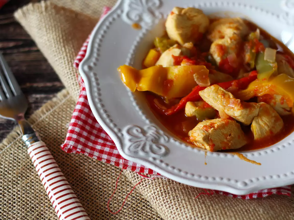 Rychlé baskické kuře v multifunkčním hrnci Cookeo - foto 3