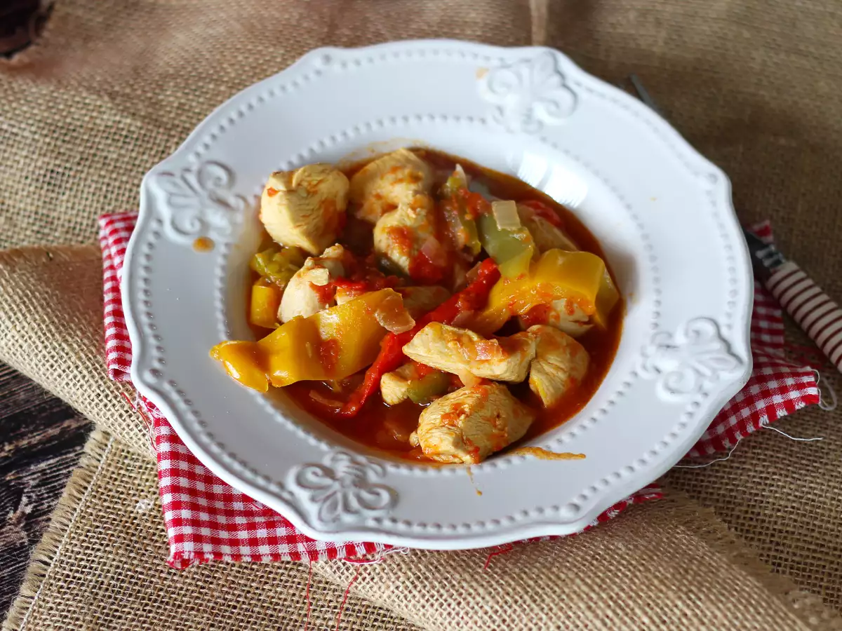 Rychlé baskické kuře v multifunkčním hrnci Cookeo - foto 4