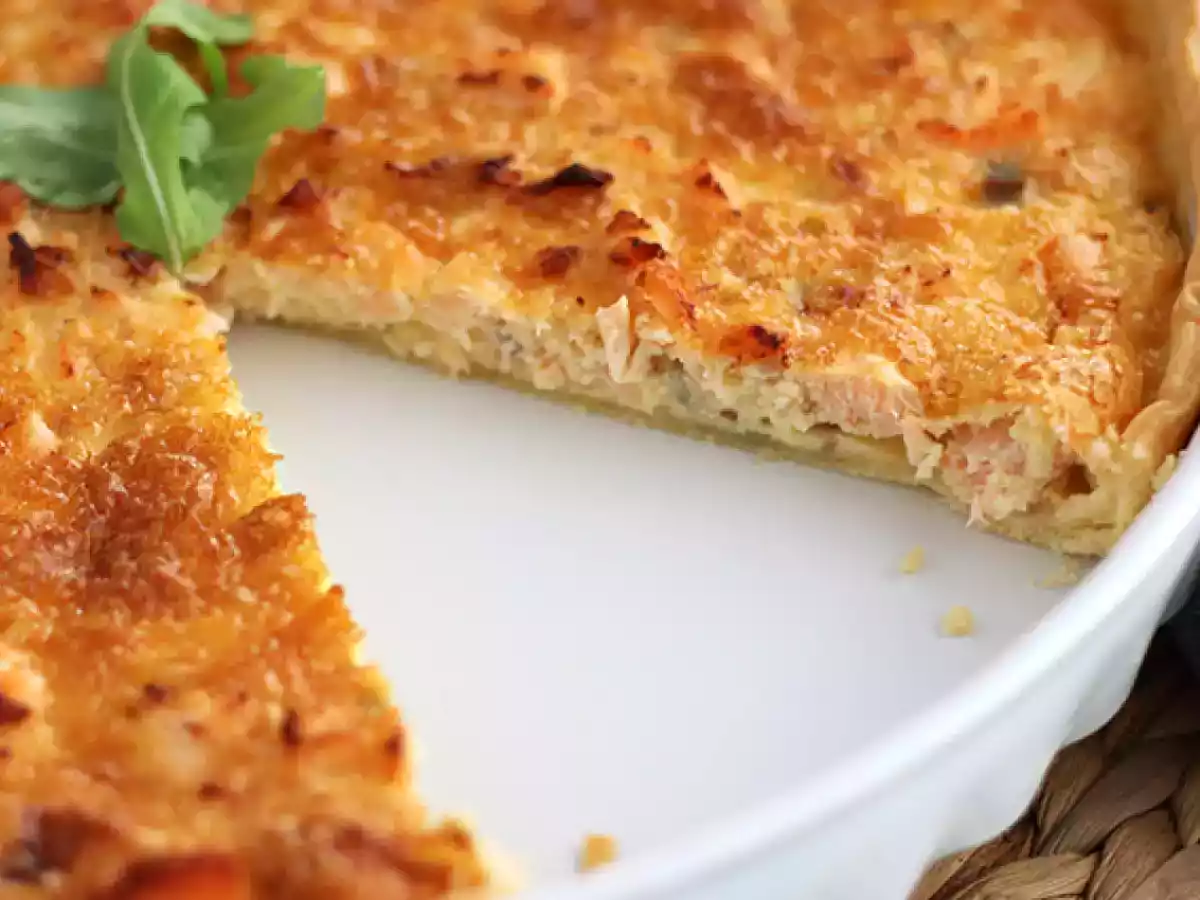 Rychlý a snadný lososový quiche - foto 3