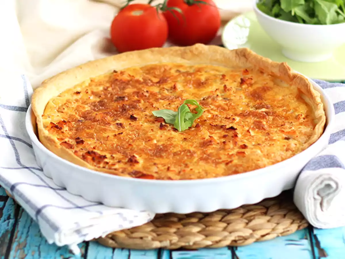 Rychlý a snadný lososový quiche - foto 4