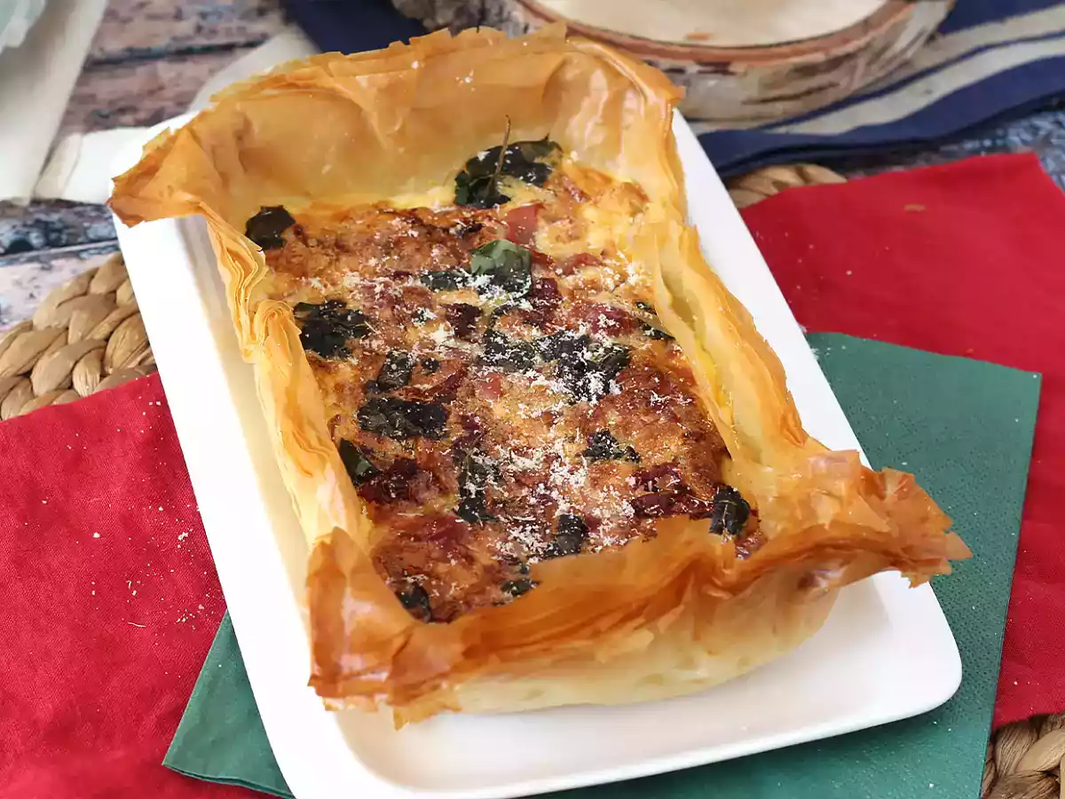 Rychlý italský koláč z filo