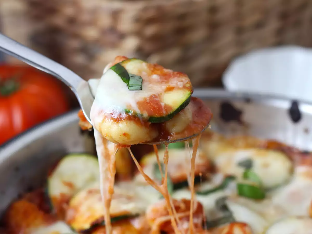 Rychlý recept na zapečené noky s cuketou a mozzarellou - foto 3