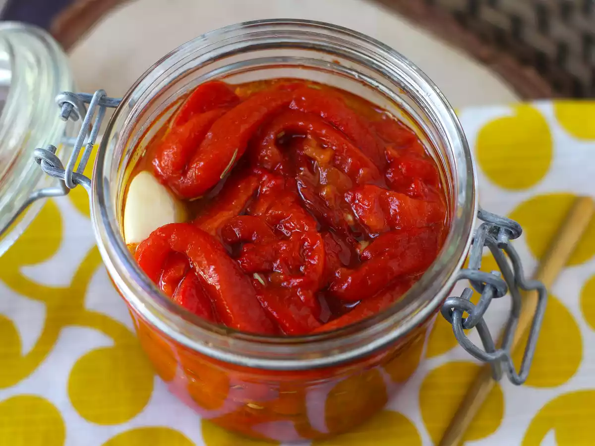 Salát z pečených paprik v horkovzdušné fritéze - foto 2