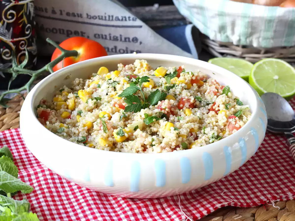 Salát z quinoy s příchutí tabbouleh: Osvěžující a ještě zdravější