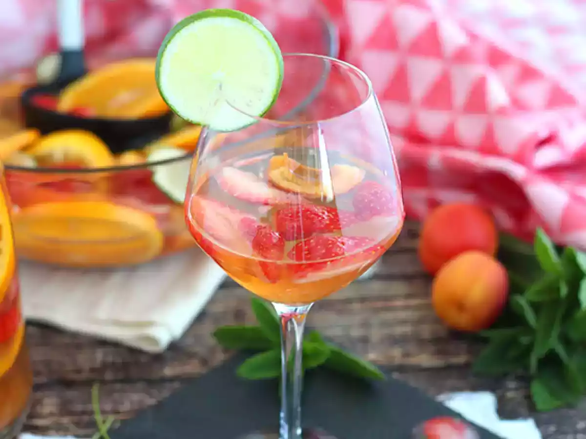 Sangria s bílým vínem - Bílá Sangria - foto 6