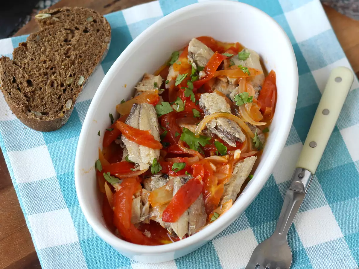 Sardinky z konzervy na způsob escabeche - foto 5