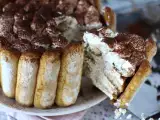 Šarlota ve stylu tiramisu bez vajec, foto 3