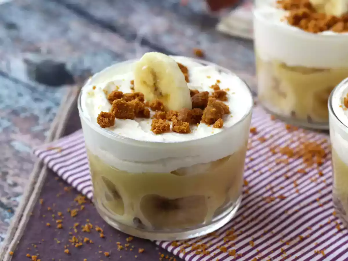 Sklenice ve stylu banoffee pro milovníky banánů a karamelu - foto 2