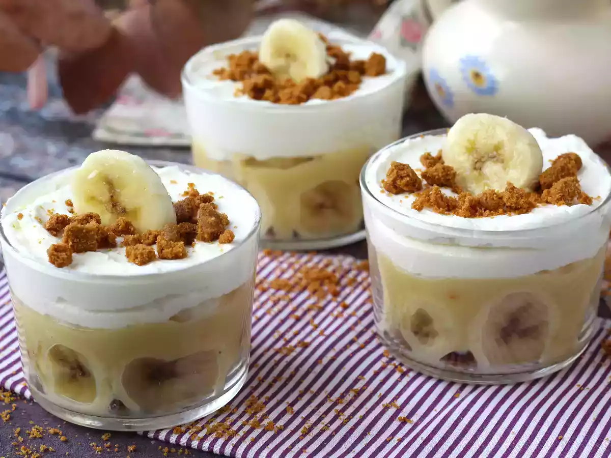 Sklenice ve stylu banoffee pro milovníky banánů a karamelu - foto 3
