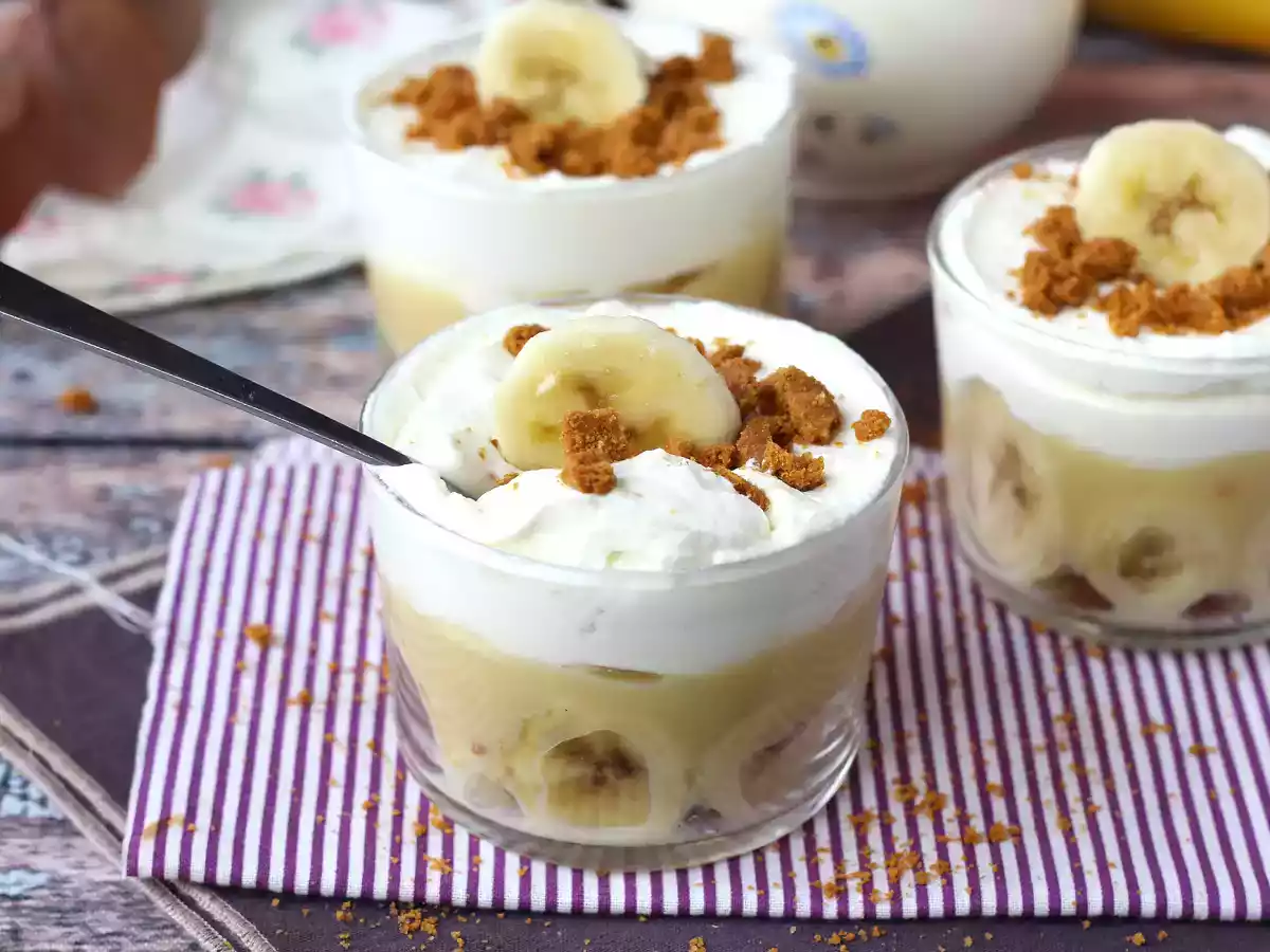 Sklenice ve stylu banoffee pro milovníky banánů a karamelu - foto 5
