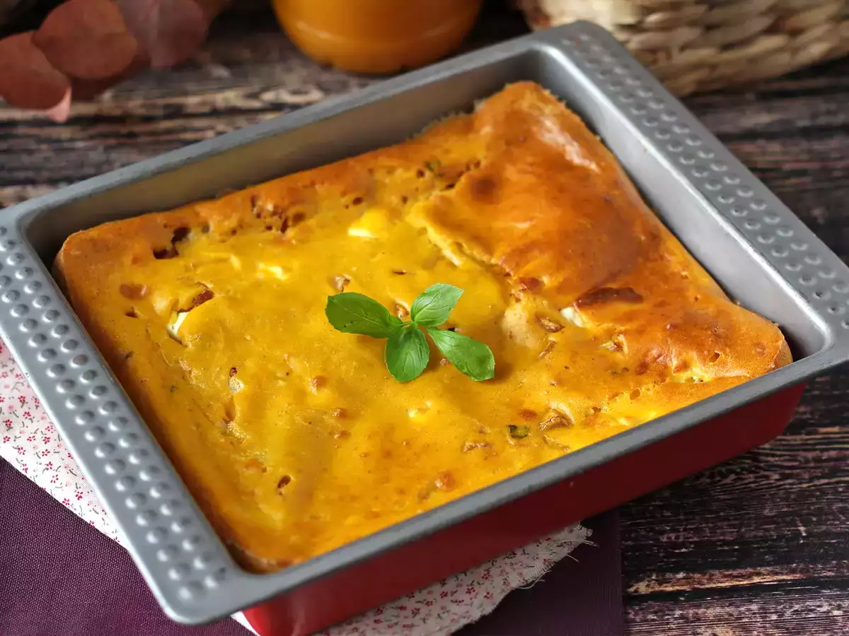 Slaný brownie se šunkou, fetou a dýní: dokonalý recept, jak zužitkovat zbytky polévky! - foto 2