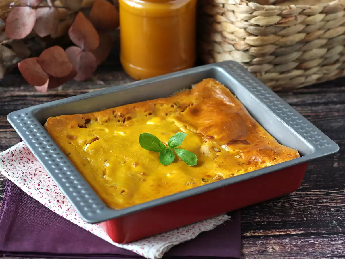 Slaný brownie se šunkou, fetou a dýní: dokonalý recept, jak zužitkovat zbytky polévky! - foto 4