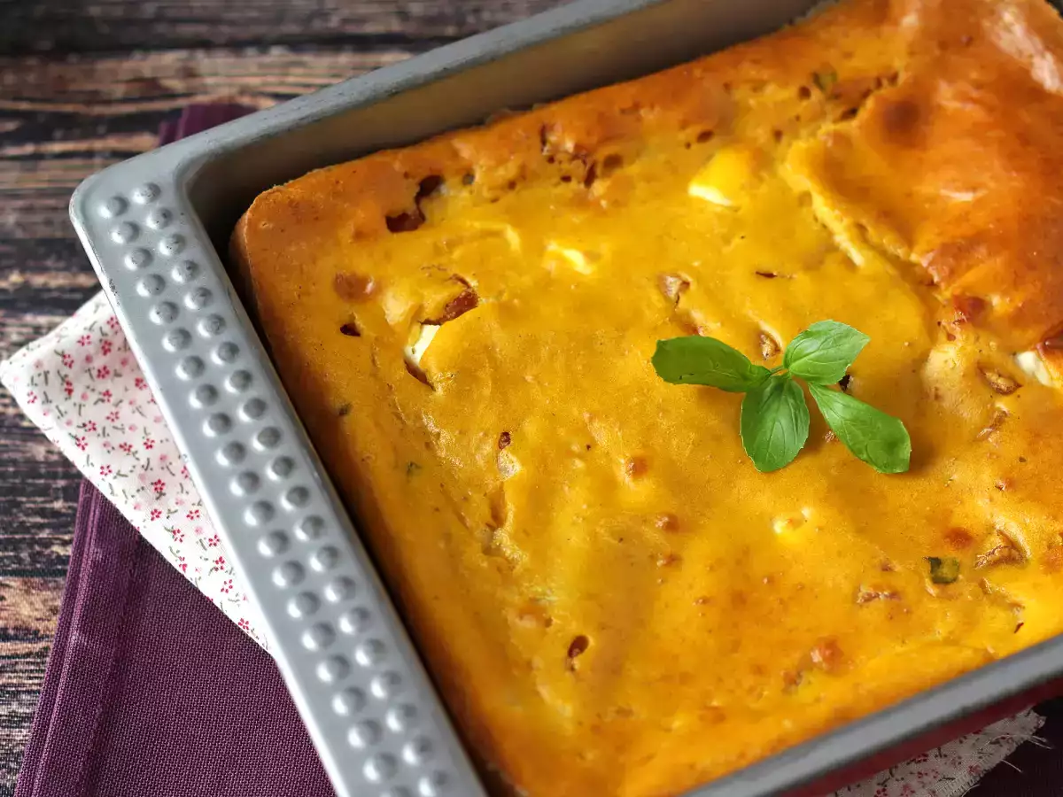 Slaný brownie se šunkou, fetou a dýní: dokonalý recept, jak zužitkovat zbytky polévky! - foto 6