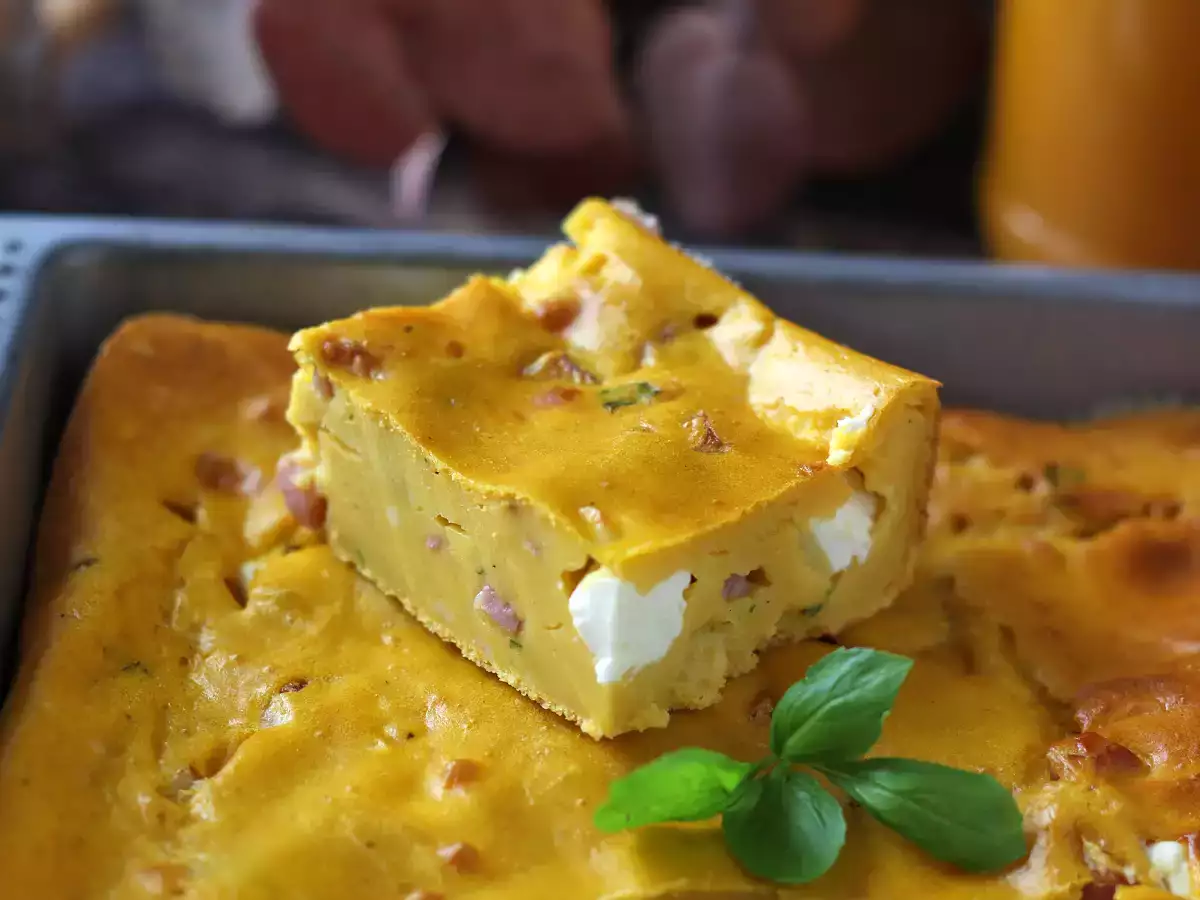 Slaný brownie se šunkou, fetou a dýní: dokonalý recept, jak zužitkovat zbytky polévky! - foto 7