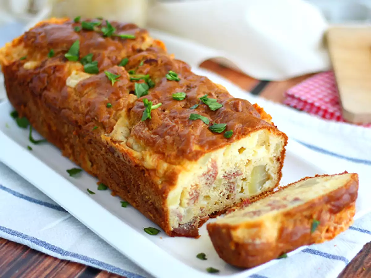 Slaný chlebíček ze zbytků po raclette