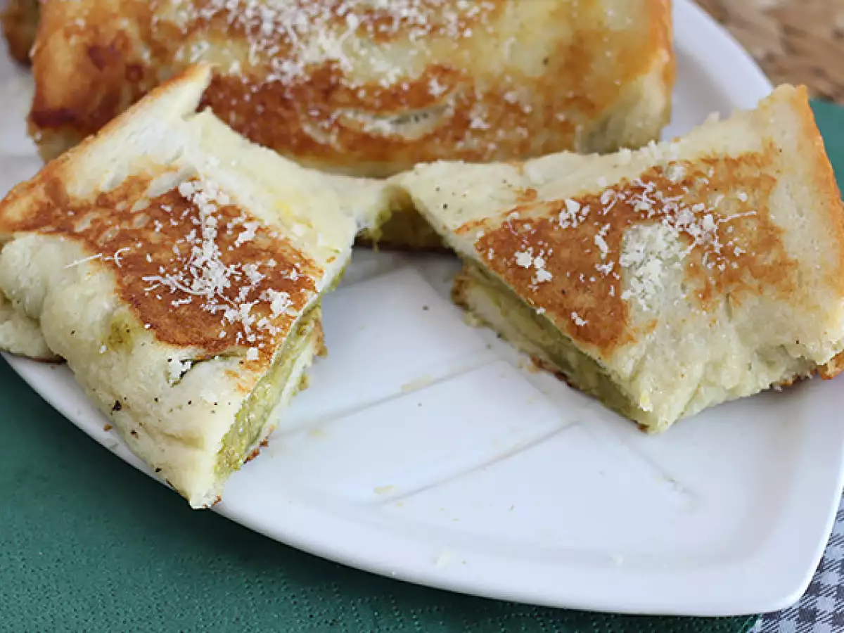 Slaný francouzský toast s pestem - foto 2