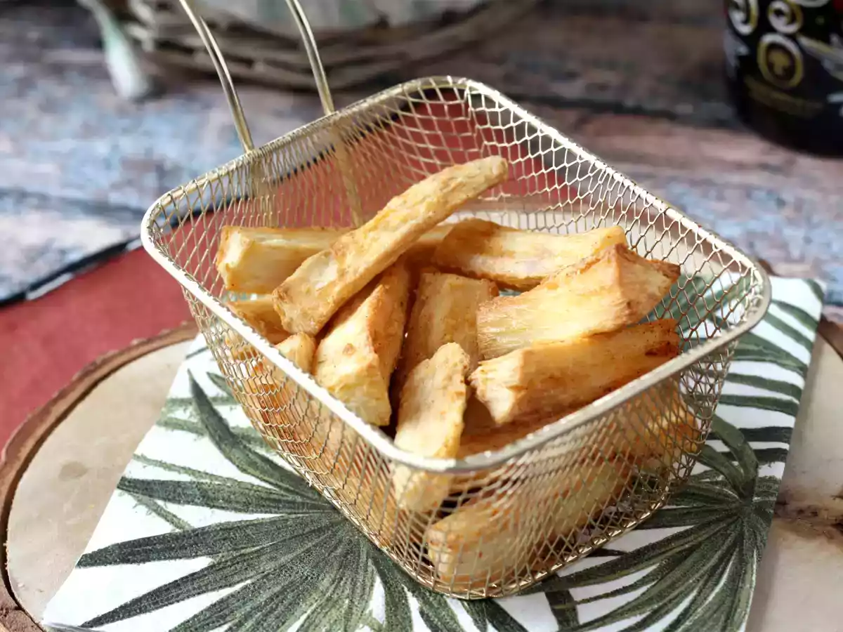 Smažený maniok v horkovzdušné fritéze: křupavá a zdravá svačinka - foto 3