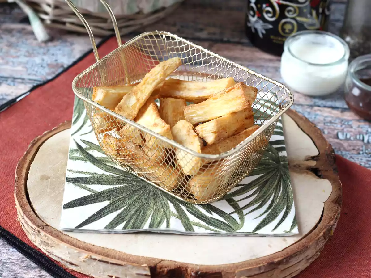 Smažený maniok v horkovzdušné fritéze: křupavá a zdravá svačinka - foto 5