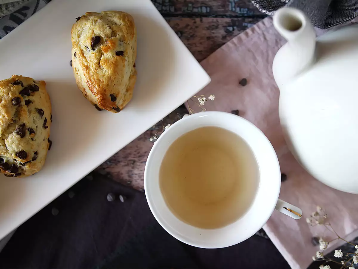 Snadné a velmi vláčné čokoládové scones - foto 3