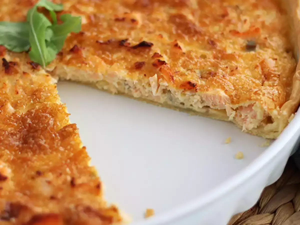 Snadný a rychlý lososový quiche - foto 3