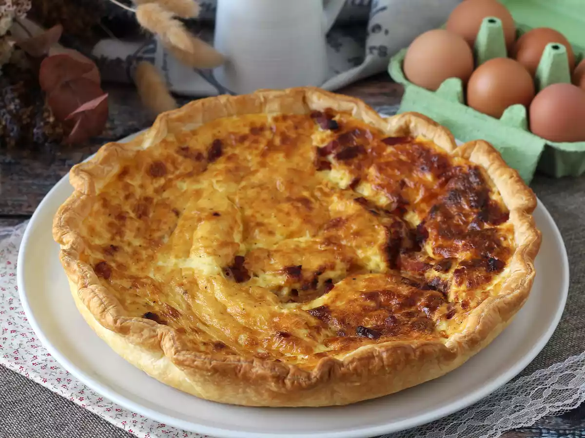 Snadný domácí recept na quiche lorraine - foto 3