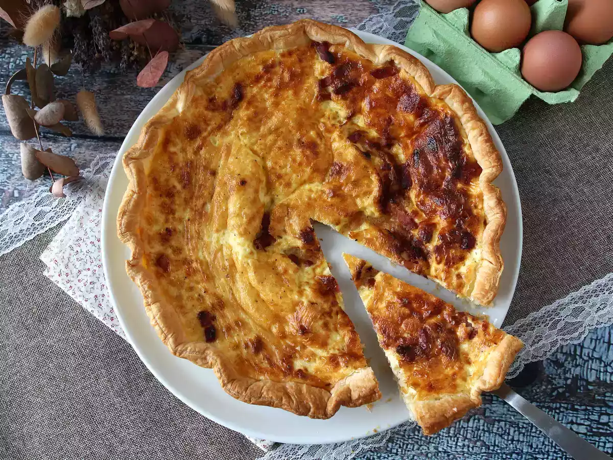 Snadný domácí recept na quiche lorraine - foto 4