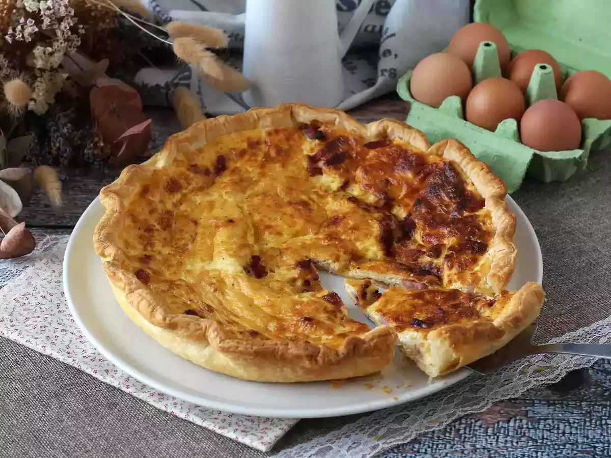 Snadný domácí recept na quiche lorraine - foto 6