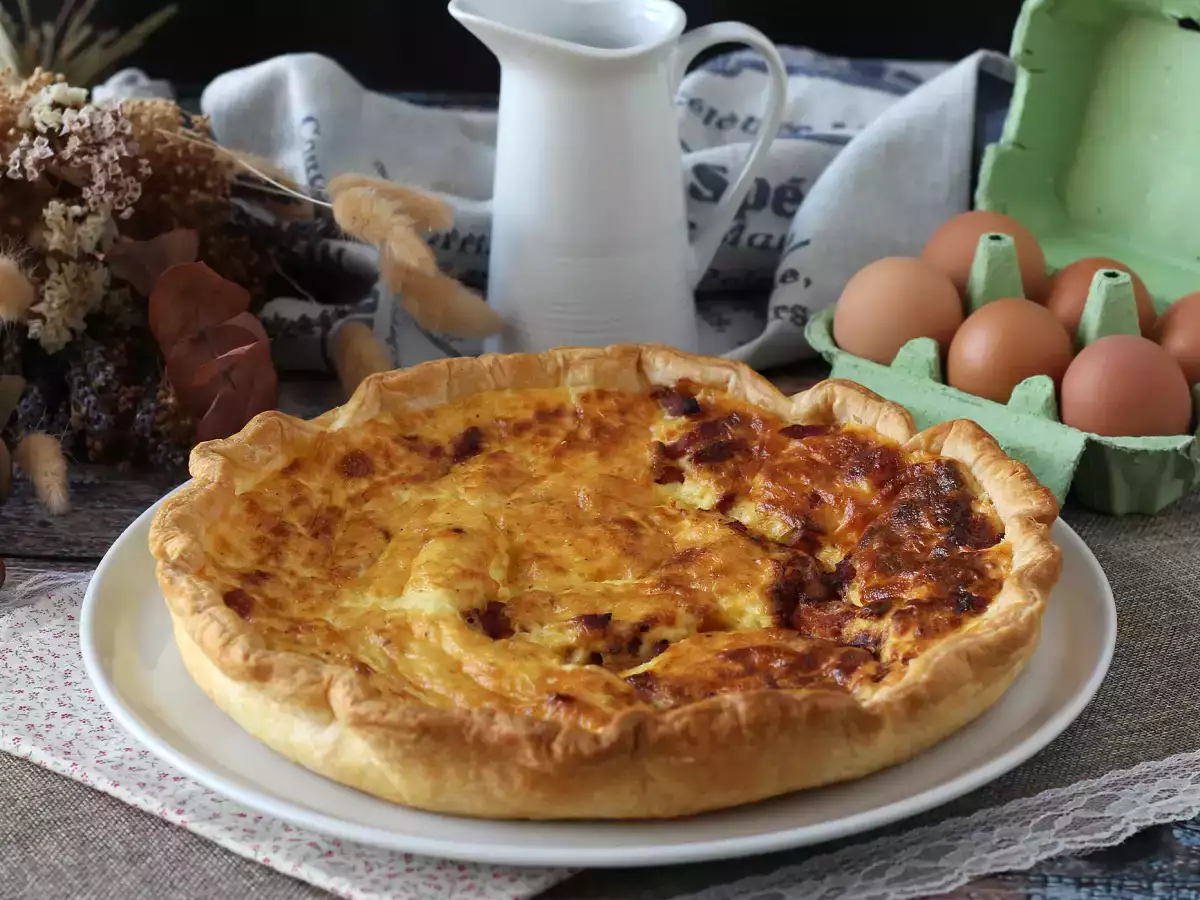 Snadný recept na domácí quiche Lorraine