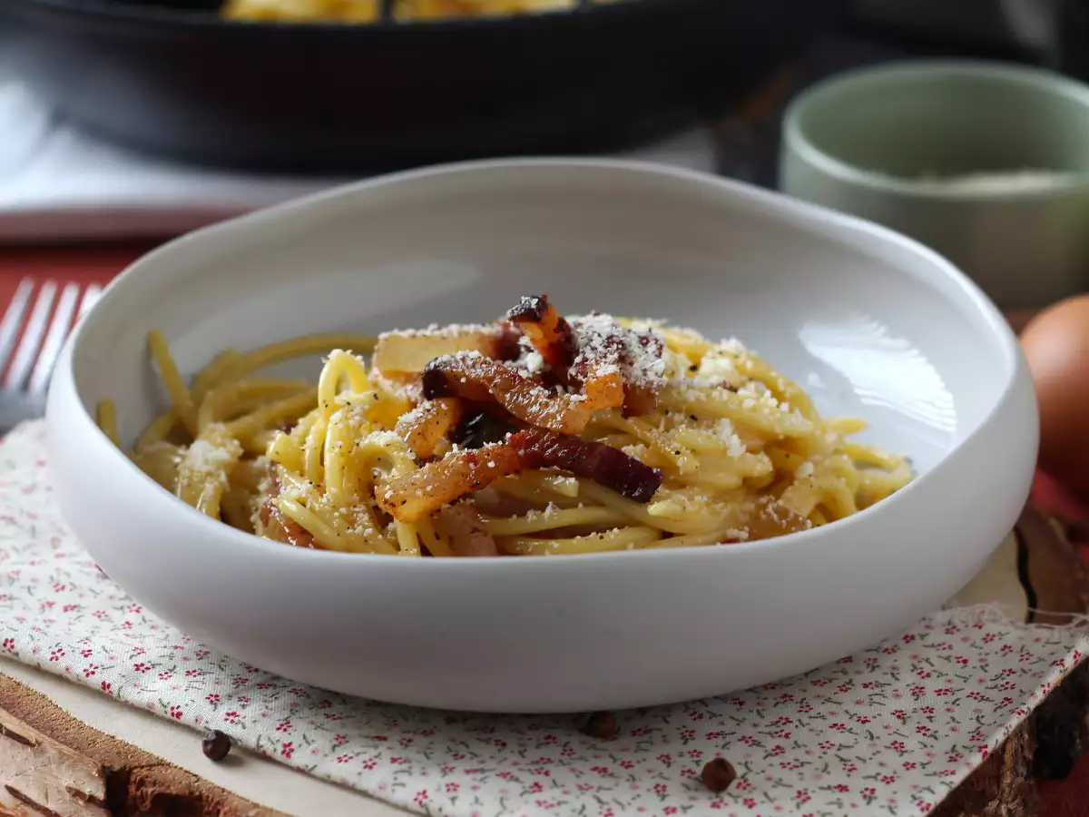 Špagety alla carbonara – pravý italský recept na carbonaru! - foto 2